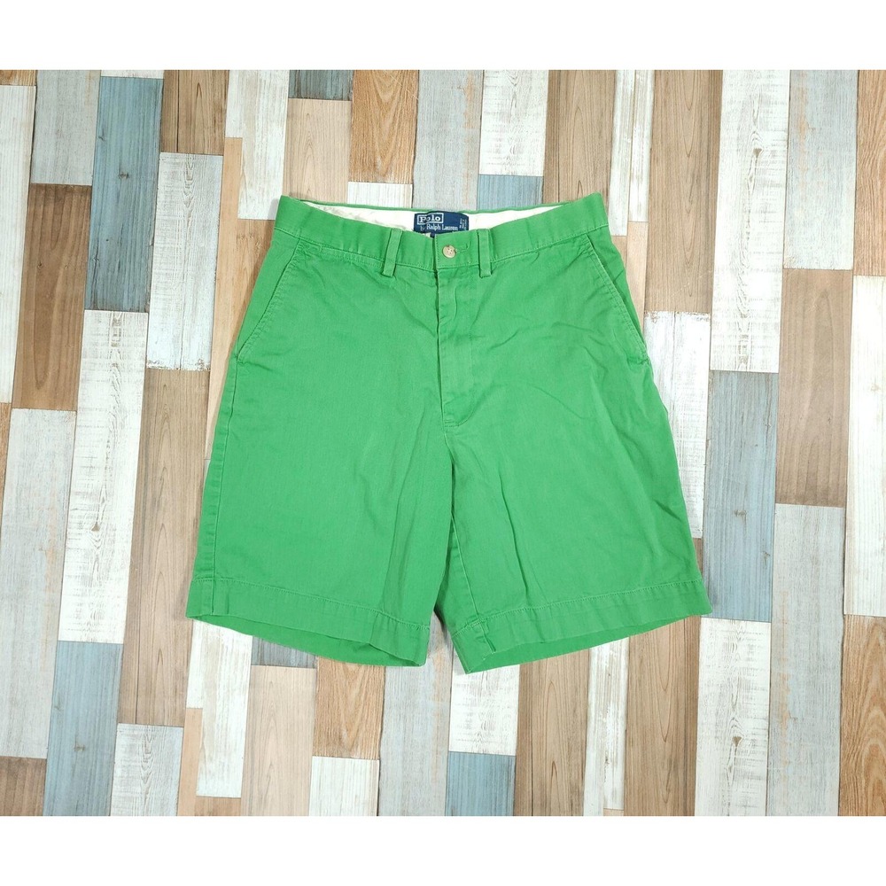 Polo By RALPH LAUREN Rare Ralph Lauren MFG Co Chino Green Mens  Shorts Size 31